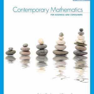 Contemporary Mathematics For Business And Consumers 9th Edition