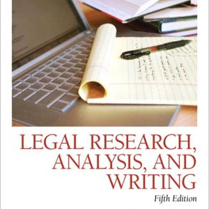 Legal Research, Analysis, and Writing 5th Edition