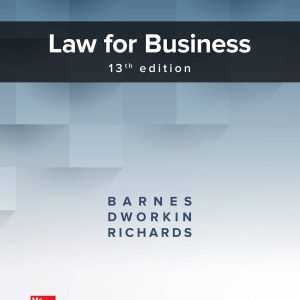 Law for Business (Irwin Business Law) 13th Edition