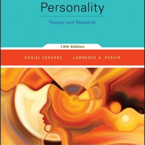 Personality Theory and Research 13th Edition