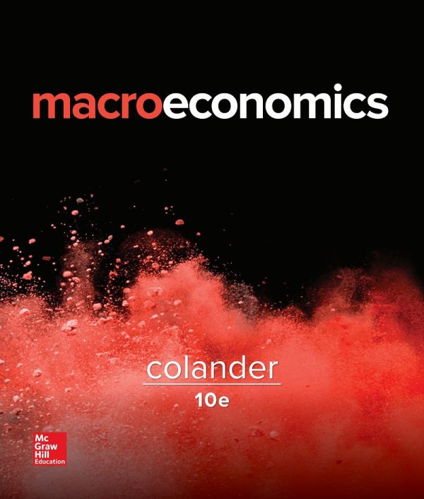 Macroeconomics 10th Edition by David Colander