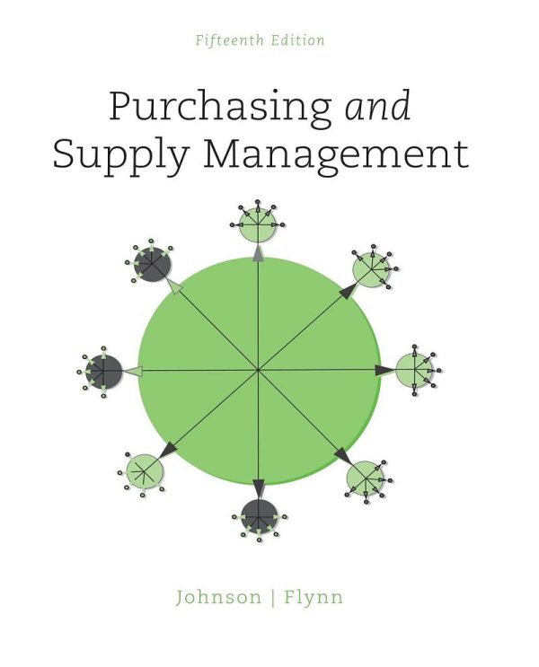 Purchasing and Supply Management 15th Edition