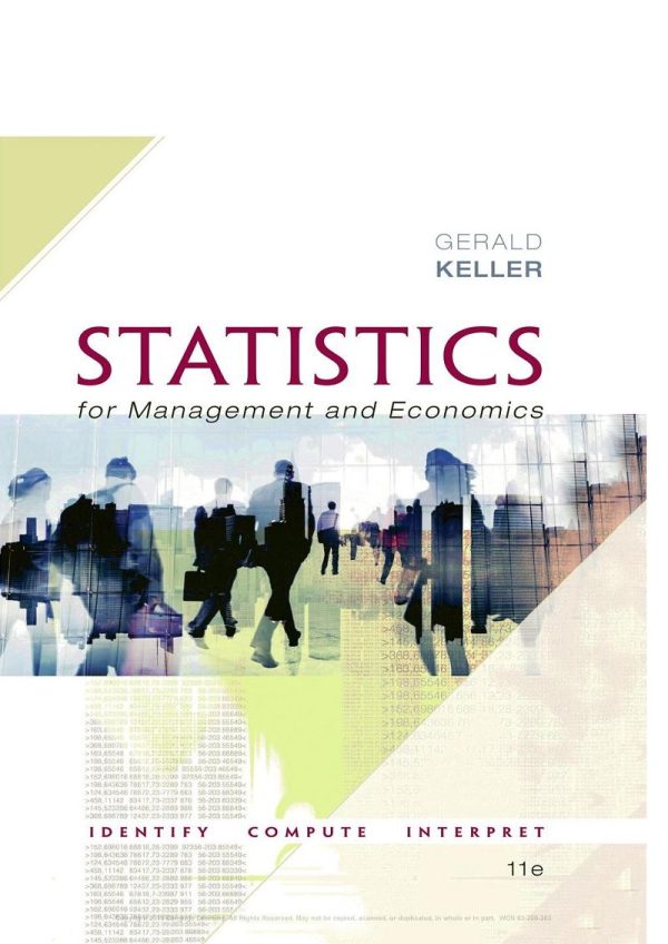 Statistics for Management and Economics 11th Edition