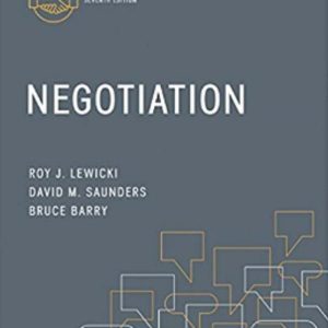 Negotiation (Irwin Management) 7th Edition