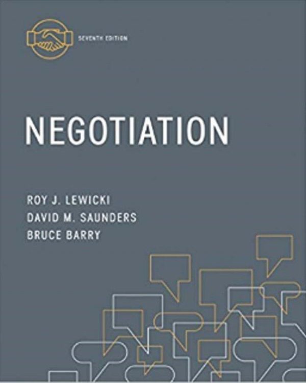 Negotiation (Irwin Management) 7th Edition